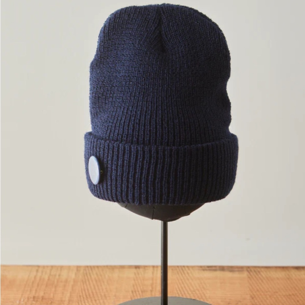 Engineered Garments Wool Watch Cap Navy Blue Nepe… - image 1